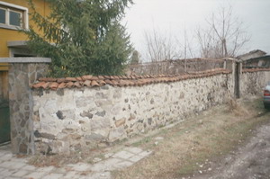 The stone walls