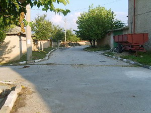 The road to the property